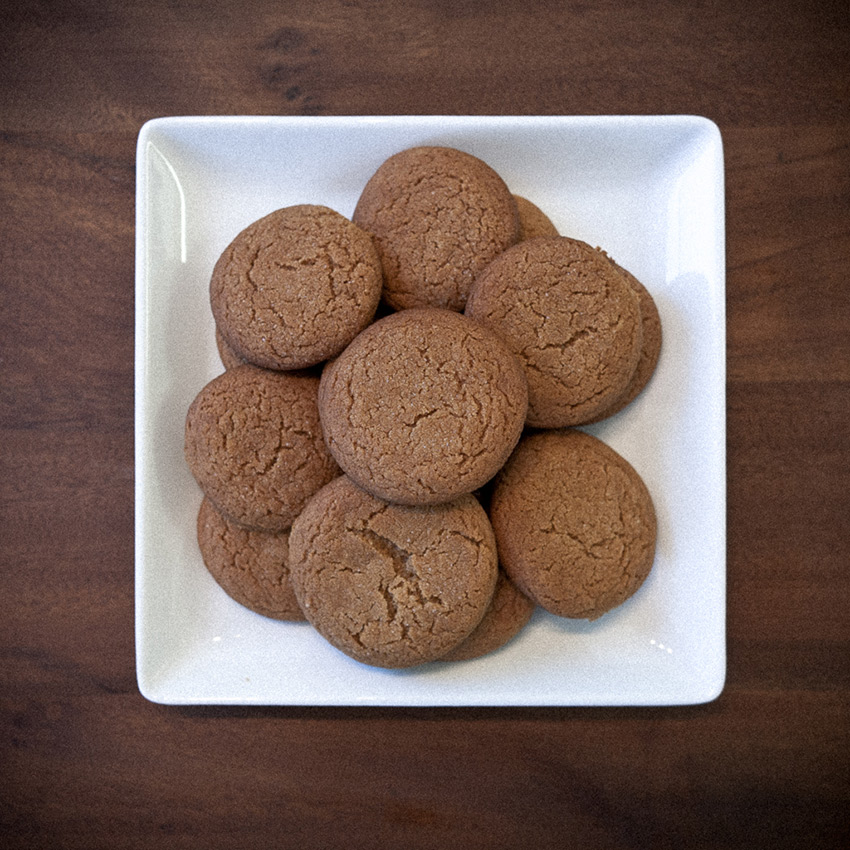 Making Ginger Snap Cookies Life & Thyme