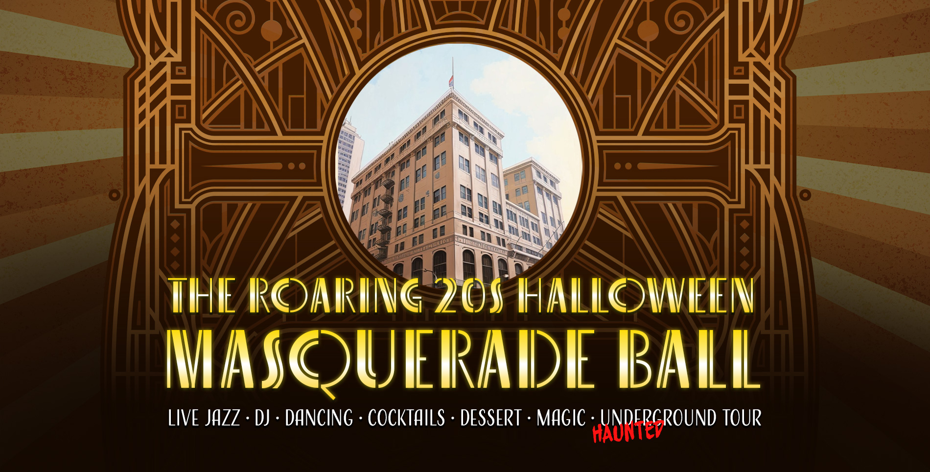 The Roaring 20s Halloween Masquerade Ball